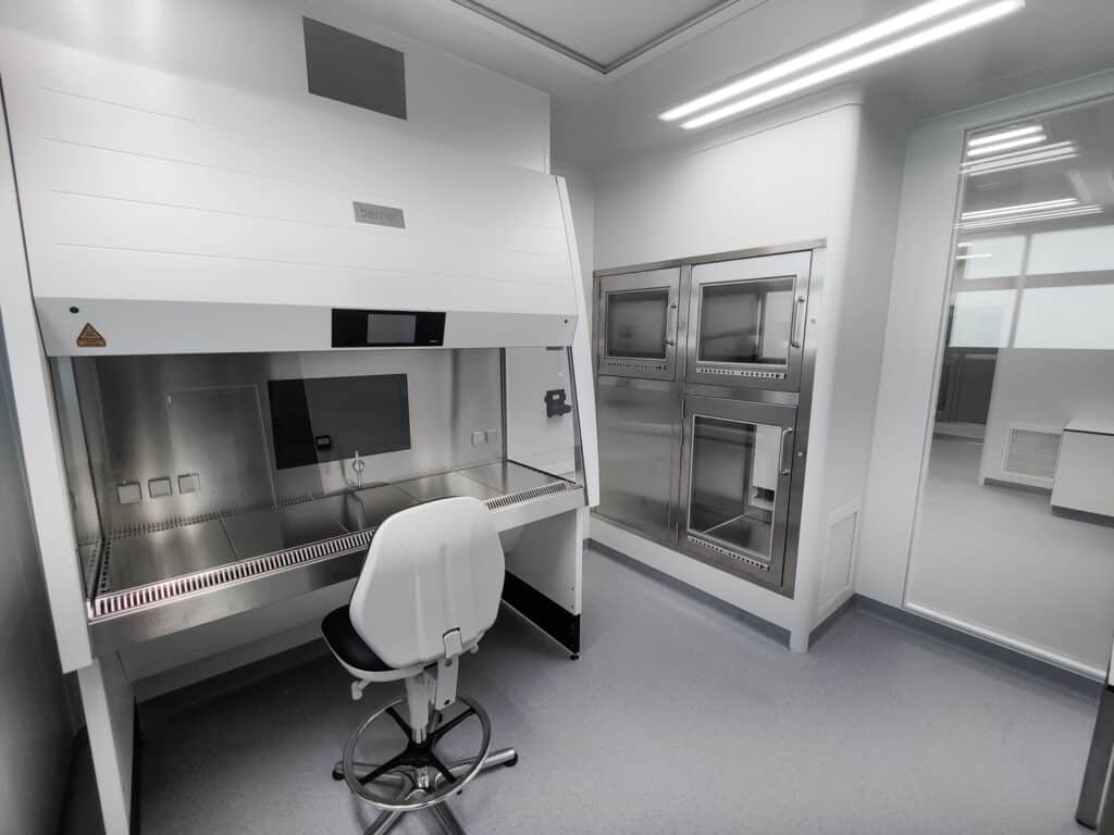 Cleanroom interior